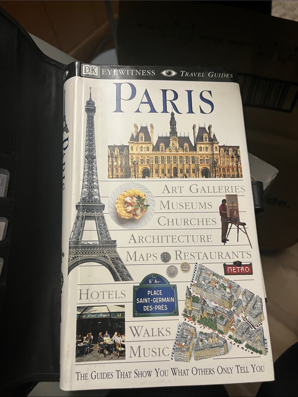 Paris Travel Leather Case - Black - Picture 3 of 5